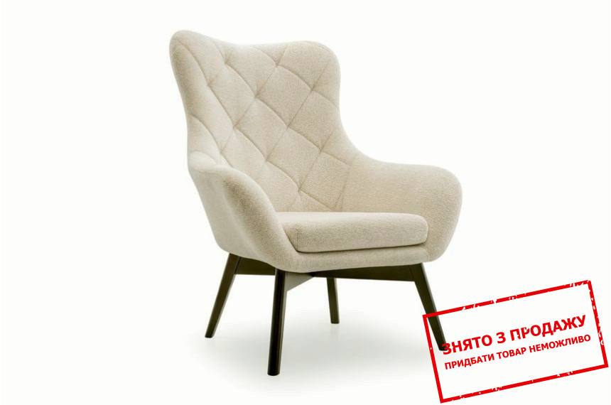 Крісло м'яке ЕЛІС КАРО / ELIS CARO Davis Monolith 04 Perfect Home Польща Готове до відправки
