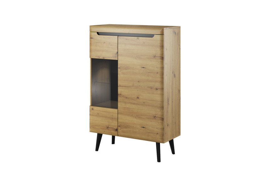 Вітрина низька Perfect Home Норді / Nordi NWT90 2-дверна Дуб артизан