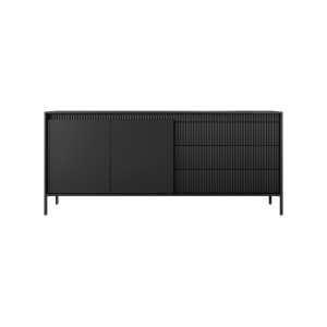 Комод Perfect Home Сенсо / Senso 2-дверний з 3 шухлядами 2D3S/187 Чорний