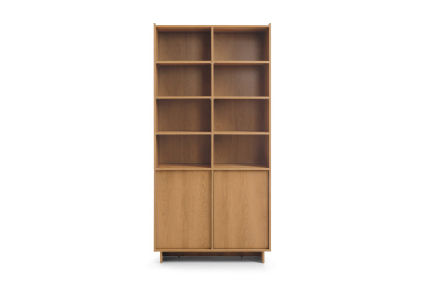 Стелаж Perfect Home Ясумі / Yasumi R98 2-дверний Дуб карамельний